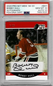 NHL ボビー・ハル ブレット・ハル デュアルサインカード 1/1 NHL ボビー・ハル ブレット・ハル デュアルサインカード 1/1
