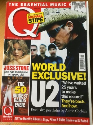 Q MAGAZINE #220 JOSS STONE U2 NOVEMBER 2004