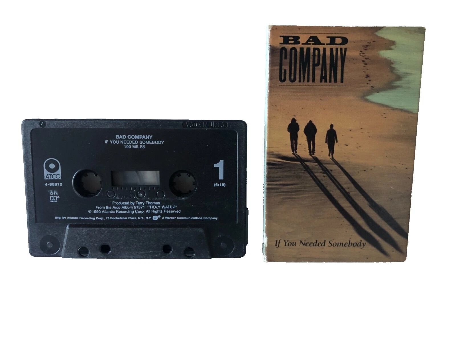 Rock single cassettes bad company
