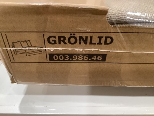 IKEA GRONLID COVER SLIPCOVER FOR 2-SEATER LOVESEAT SECTION SPORDA NATURAL - Picture 3 of 3