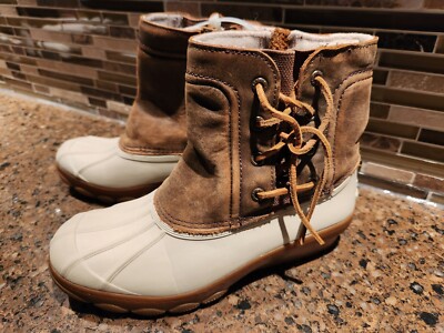 Sperry Two-Tone Brown Leather Duck Boots PICK SIZE - Sperry Men main image 4