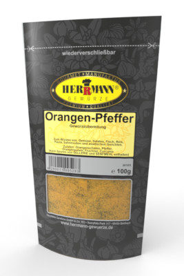 Orangen-Pfeffer 100g Gewürzmischung Herrmann Gewürze