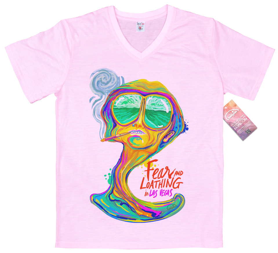 Fear and Loathing in Las Vegas T Shirt Psychedelic Design | eBay