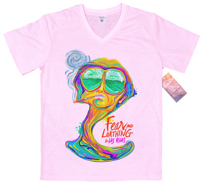 Fear, and Loathing in Las Vegas Tシャツ ピンク Fear and Loathing in Las Vegas T Shirt Psychedelic Design | eBay