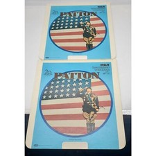 Patton  CED Video Disc Movie 2 Disc Set RCA Selectavision Disc 1  2