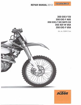 KTM Service Workshop Shop Repair Manual Book 2012 350 EXC-F 