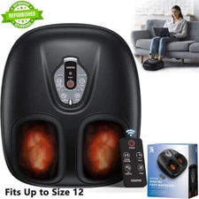 RENPHO Foot Massager Machine with Heat Shiatsu Deep Kneading for Tired Muscles