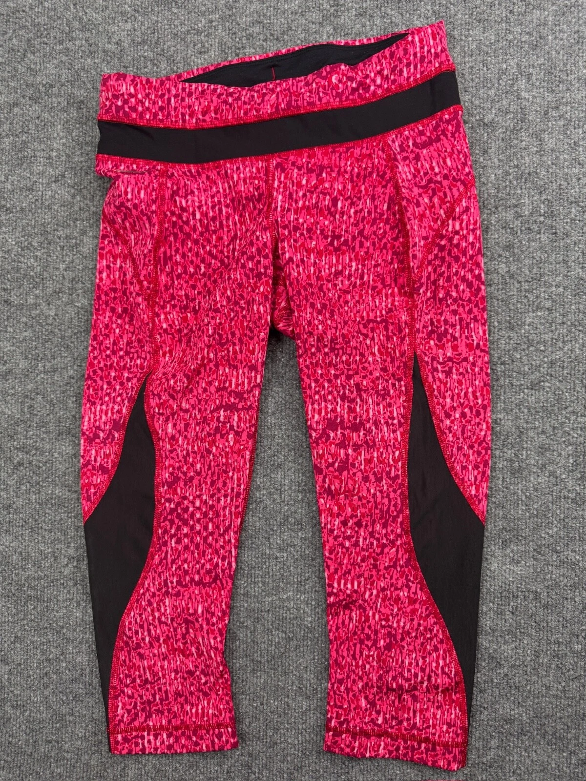 lole run capri cropped pull on skinny active leggings