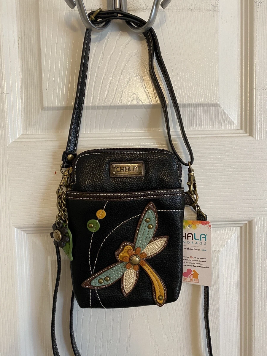 Chala Cell Phone Crossbody Dragonfly Turquoise