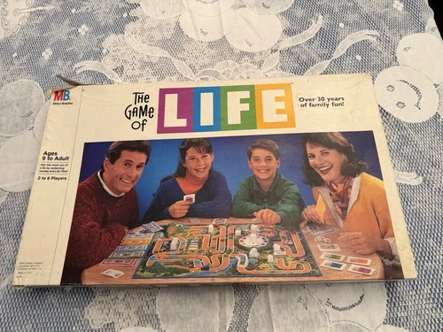 Vintage 1991 The Game of LIFE Board Game Milton Bradley Complete MB USA