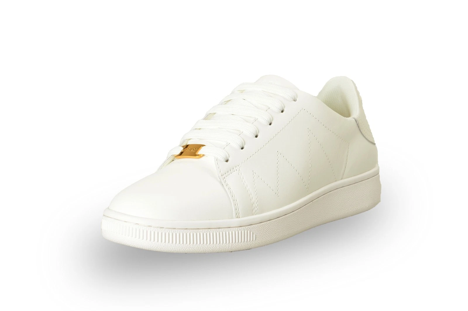 Versace — Versace Men's White 100% Leather White Medusa Logo Sneakers Shoes US 8 IT 41