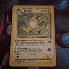 Raichu Pokémon 2000 Base Set 2 Holo Rare 16/130 MP