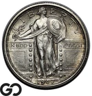 1917 Standing Liberty Quarter, Full Head, Lustrous Solid Gem BU++ FH