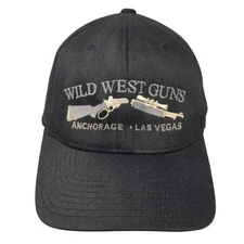 Wild West Guns Fitted Baseball Hat Black XL Embroidered Flexfit Yupoong