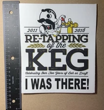 Natty Boh Re-tapping The Keg Large Sticker Decal 2016