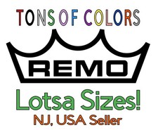 Remo Die Cut Vinyl Decal Drum Heads Guitars Music Rock Roll Stickers Percussio