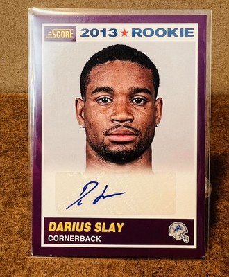2013 Score SSP /49 Darius Slay AUTO/ AUTOGRAPH PURPLE Rookie Card 
