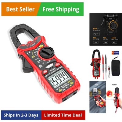 Digital Clamp Meter T-RMS 6000 Counts, Multimeter Voltage Tester Auto-ranging...