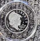 1776-2026 S DCam Silver Proof Emerging Liberty Dime 99.9% Silver