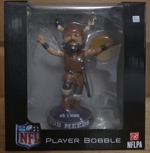 Minnesota Vikings Mascot HUB MEEDS Bobblehead NIB New in Box L.E. 52/348 (RARE) - Picture 6 of 6