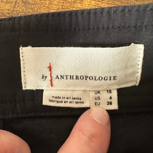 Anthropologie plissierte Popeline-Hose weites Bein Größe 6 neu mit Etikett Palazzo Plissee - Bild 11 von 11