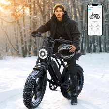 TST Electric Bike for Adults, 1500W Peak Motor 32MPH Electric Motorcycle 7-Speed