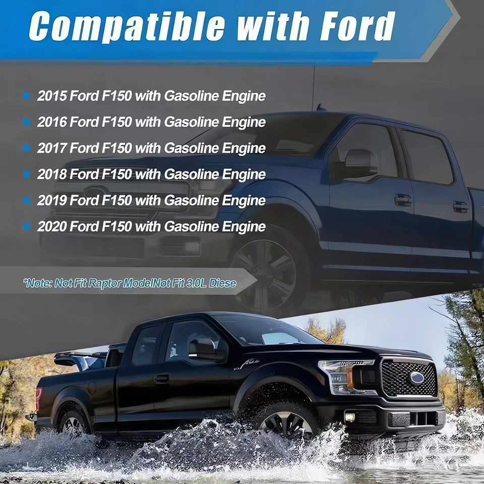 Upgrade Manganese Steel Splash Panel Shield ML3Z-7222-D For 2015-2024 Ford F-150 Foto 3 de 4