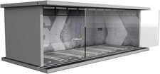 1/64 Scale Model Car Display Case with LED Lighting and Dust Protection