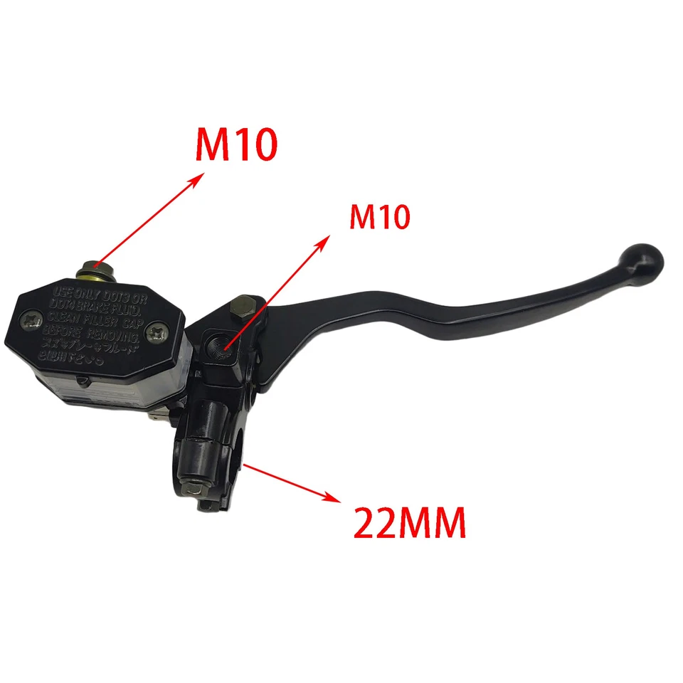Palanca cilindro maestro freno delantero derecho 7/8" 22MM para Suzuki GN125 GS125 GN250 Foto 2 de 4