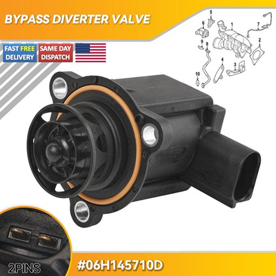#ad 06H145710D Upgraded Turbo Piston Diverter Bypass Valve DV Fits for Audi VW 2.0T $15.99