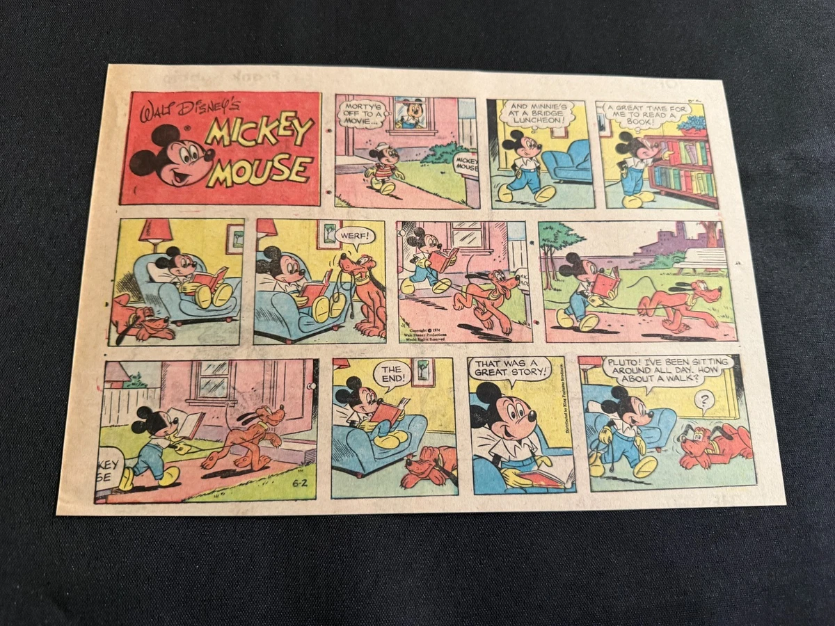 Mickey Mouse Disney Comic Strips with Vintage for sale | eBay