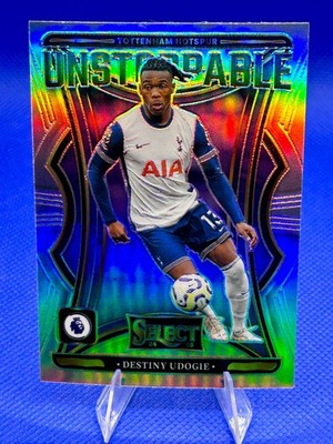 2024-25 Panini Select Premiere League Soccer Destiny Udogie Unstoppable #2