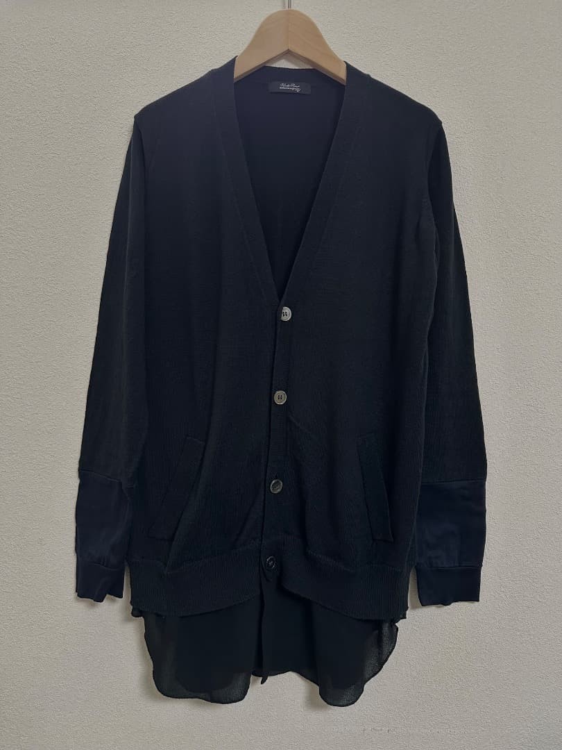 UNDERCOVER Cotton Polyester Docking Layered Cardi… - image 2