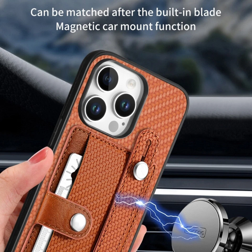 Fiber Card Wrist Phone Case For Huawei Nova 14 13 Honor 400 300 200 90 50 100 60 - Image 4 of 4