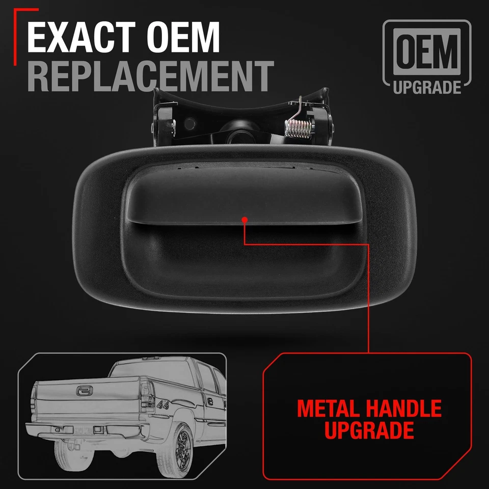 Manija y bisel del portón trasero para Chevrolet Silverado; GMC Sierra 1500, 2500, 3500 Foto 2 de 4