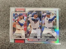 2026 Topps Series 1 Baseball League Leaders T.Turner/N.Hoerner/F.Freeman Rainbow