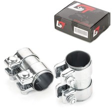 2x Auspuffschelle Rohrverbinder Abgasanalge Ø 45 x 95 mm für VW Lupo Beetle Polo