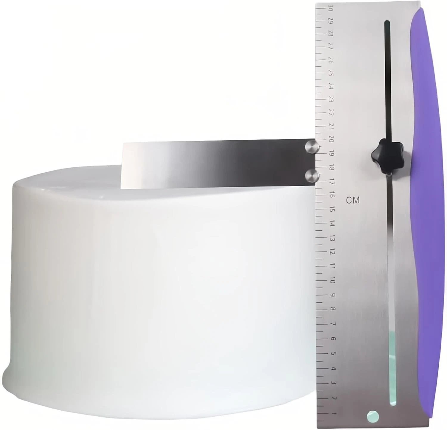12 Inch Cake Scraper Smoother, Stainless Steel Bench 1, Purple
Opens in a new window or tab