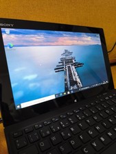 SONY VAIO TABLET PC SVT1122V9EB I5-4210 8GB RAM 256GB SSD WIN10 PRO Convertible 