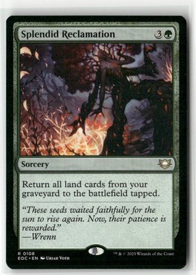 Splendid Reclamation 108 NM MTG Commander: Edge of Eternities Magic