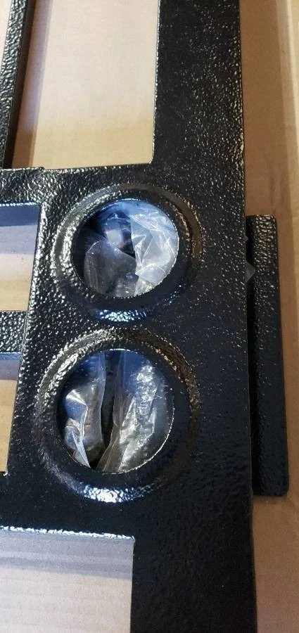 Suporte de superfície preto 36" x 80" Guardian aço oscilante segurança (31R) - Imagem 3 de 4