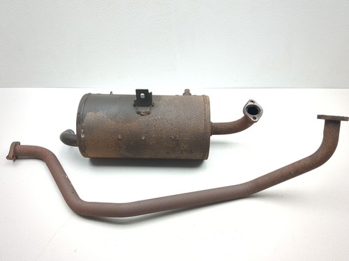05-16 Kawasaki Mule 600 610 KAF400 Rear Muffler & Header Pipe DAMAGE