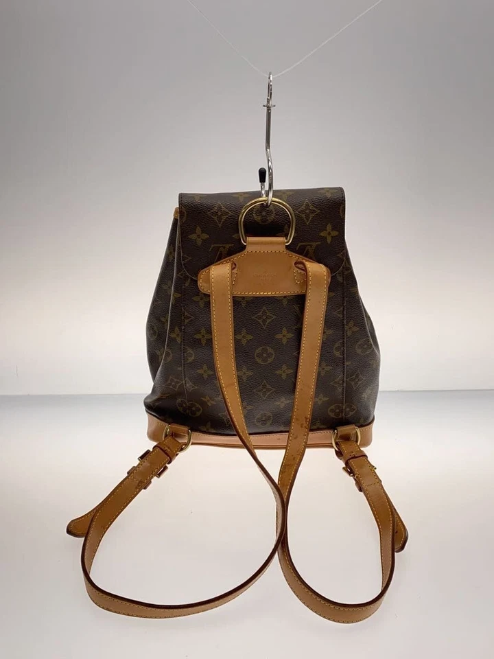 Mochila LOUIS VUITTON Montsouris MM_Lona Monograma_BRW PVC Marrón Monograma Foto 3 de 4