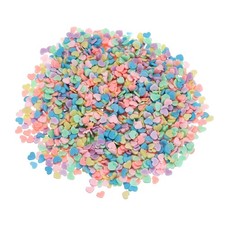 Fake Wide Heart, 9 Set Pentagram, Multicolored
