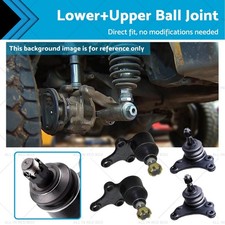4x Lower+Upper Ball Joints Suitable For Toyota HiLux LN85 LN86 RN85 RN90 YN85