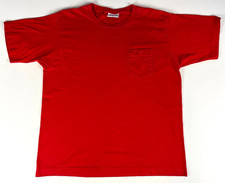 Men's Vintage 90s Reebok Pocket Tee Single Stitch Made in USA Sz XL