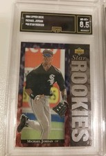 1994 UPPER DECK - Star Rookies MICHAEL JORDAN #19 GMA GRADED 8.5 *