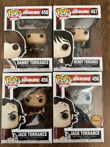 Funko Pop! Movies The Shining Danny, Wendy & Jack Torrance  #456-458 Lot Of 4