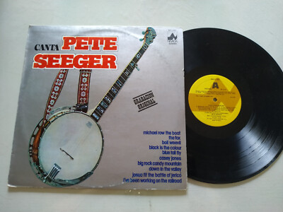 Pete Seeger Canta 1977 Nevada ND-1190 Spain First Press - LP 12'' Vinilo G+/VG