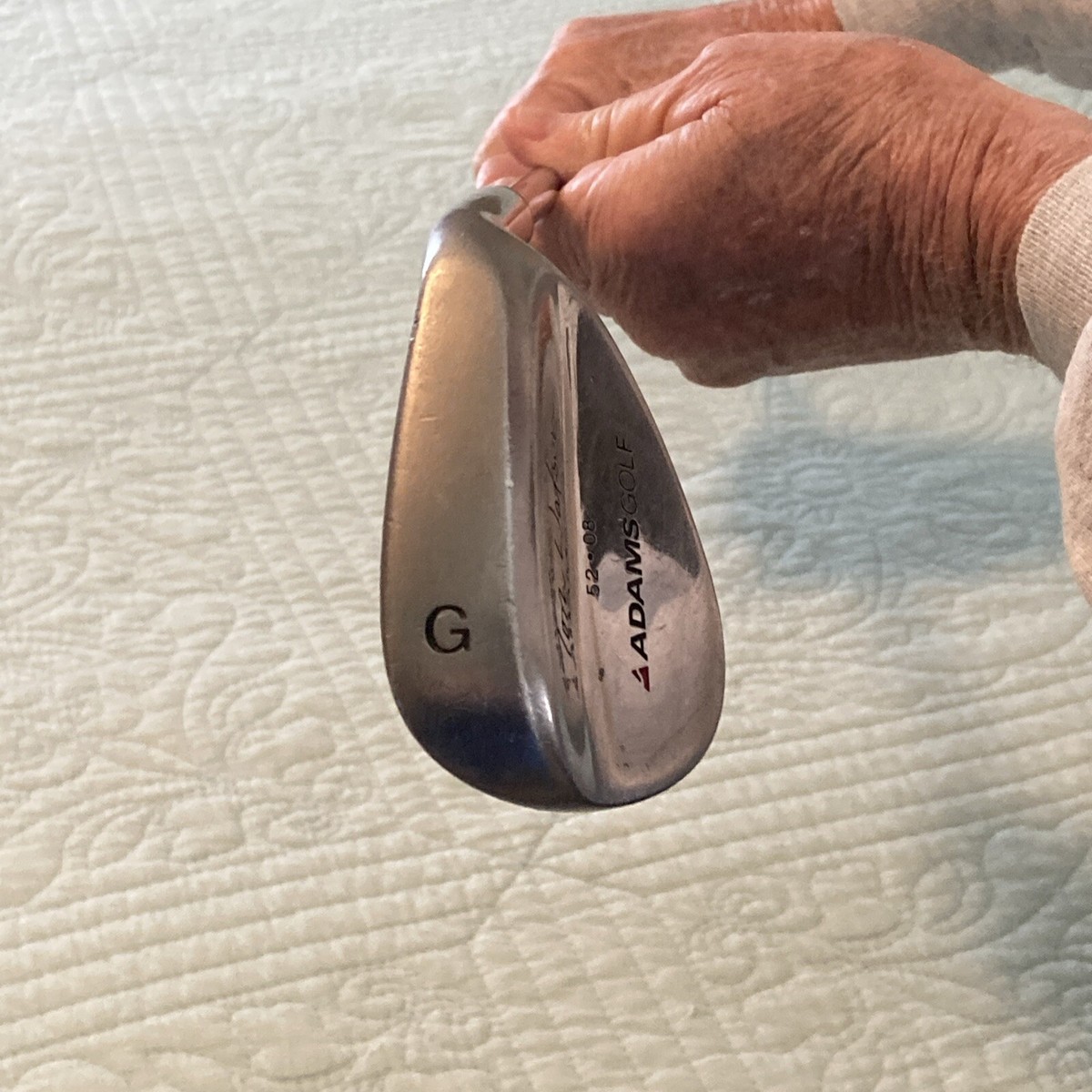 Club De Golf Adams Tom Watson - Gap Wedge 52° - Finition Noire - Tige Acier Droite